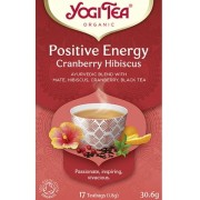 Herbata Yogi Tea POSITIVE ENERGY CRANBERRY HIBISCUS pozytywna energia