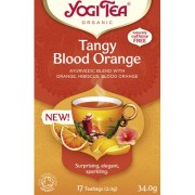 Herbata Yogi Tea TANGY BLOOD ORANGE orzeźwiająca czerwona pomarańcza