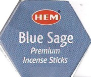 Kadzidła HEM sześciokąt Sage Blue ( niebieska szałwia )